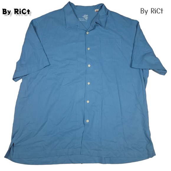 Tommy Bahama Shirts Tommy Bahama Mens Button Down 0 Silk Shirt Size